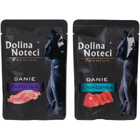 Wet cat food Dolina Noteci Premium MIX rabbit and tuna 20 x 85 g