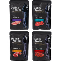 Wet cat food Dolina Noteci Premium MIX rabbit, tuna, duck, beef 40 x 85 g