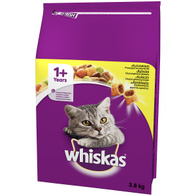 Whiskas Dry Cat Food with Chicken 3.8 kg Adult Cat