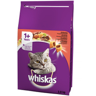 Whiskas dry cat food with beef 3.8 kg adult cat