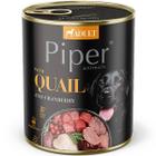 Wet dog food Piper with quail 800 g can 1 pc