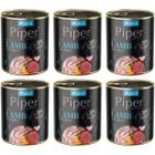Piper wet dog food with lamb and carrot set in cans 6 x 800 g