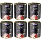 Piper wet dog food with rabbit set in cans 6 x 800 g