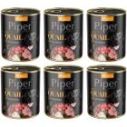 Piper wet dog food with duck and pear set in cans 6 x 800 g