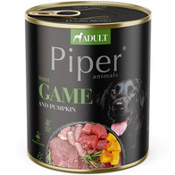 Piper wet dog food with venison and pumpkin 800 g can 1 pc