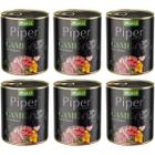 Piper wet dog food with venison and pumpkin set in cans 6 x 800 g