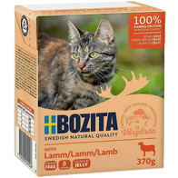 Bozita wet cat food pieces in jelly with lamb 370 g