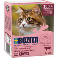 Bozita wet cat food pieces in jelly with chopped beef 370 g