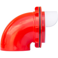 Insert for poultry feeders, collar against waste of feed, 2 pcs.