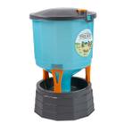Automatic waterer for hens with a transparent container, 35 liters