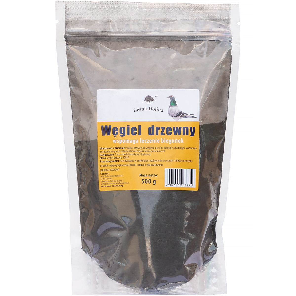 Charcoal for pigeons for diarrheana 500 g