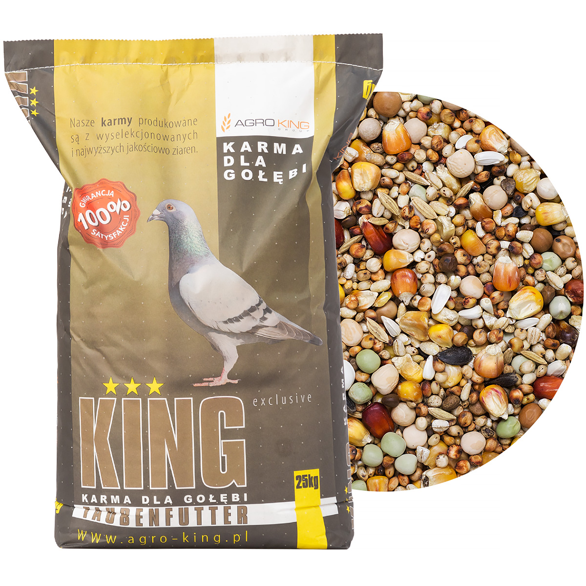 Pigeon food without wheat BP AGRO KING 25 kg 