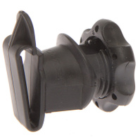 Snap-on insulator for fiberglass posts