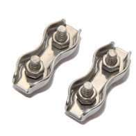 Stainless steel saddle clamp 3 mm
