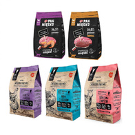 Dry cat food Wiejska Zagroda Pan Mięsko mix of flavors 5 x 400 g