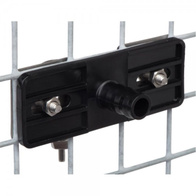 Drinker for rabbits and rodents with tee - fixed on stainless steel screws PREMIUM