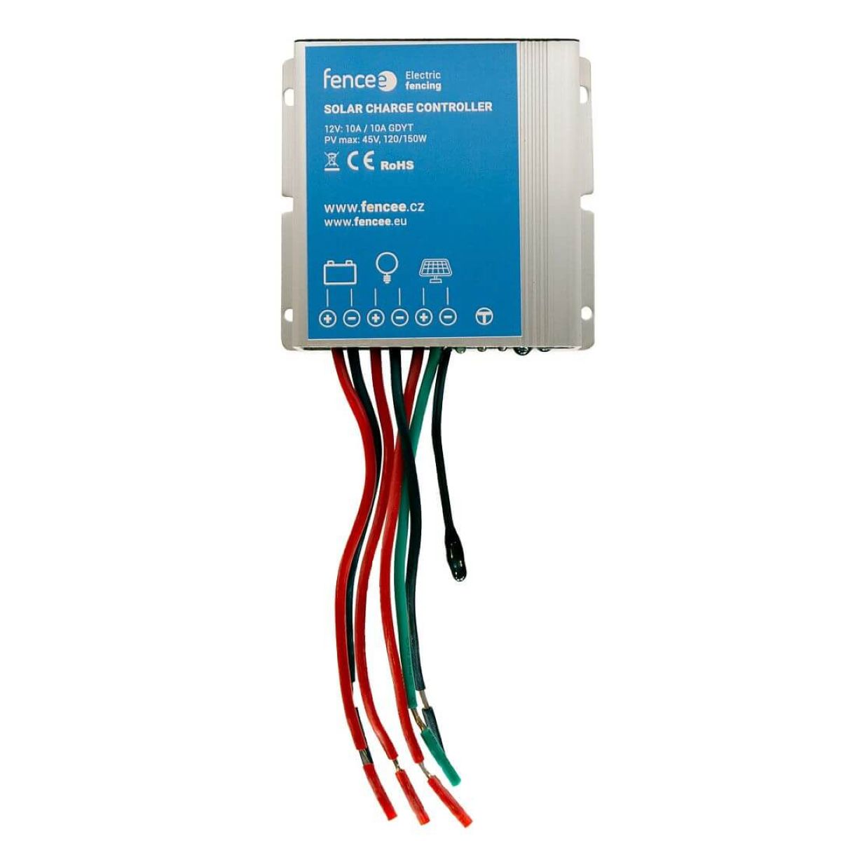 10 A Solar Charge Controller for 100 W and 200 W Solar Panels