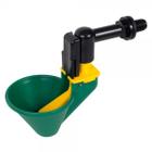 Poultry cup drinker large green installation in any hopper