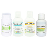 A set of vitamins for poultry hens for the winter