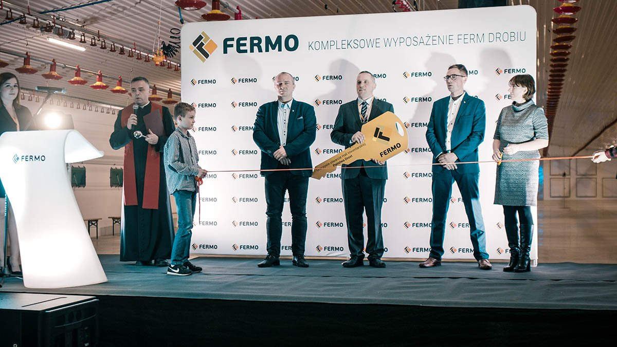 Report from the opening of a modern livestock hall