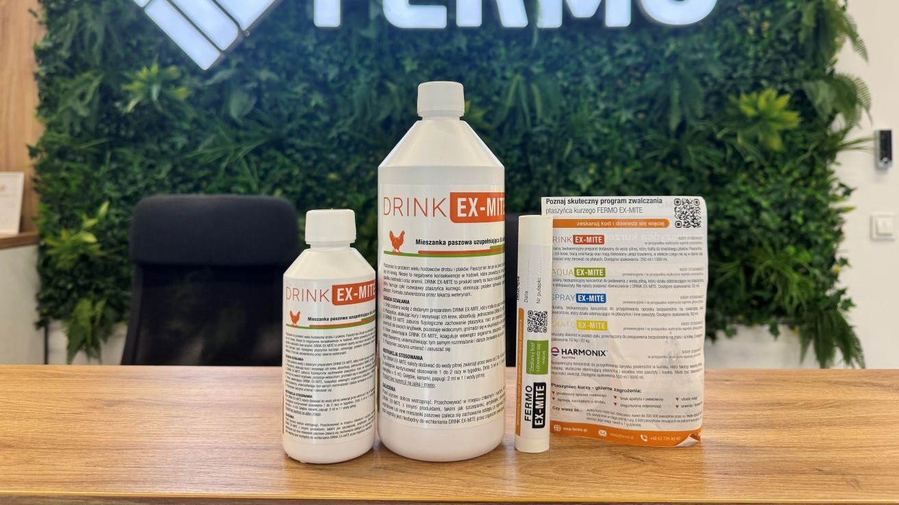 Drink Ex-Mite for poultry red mites