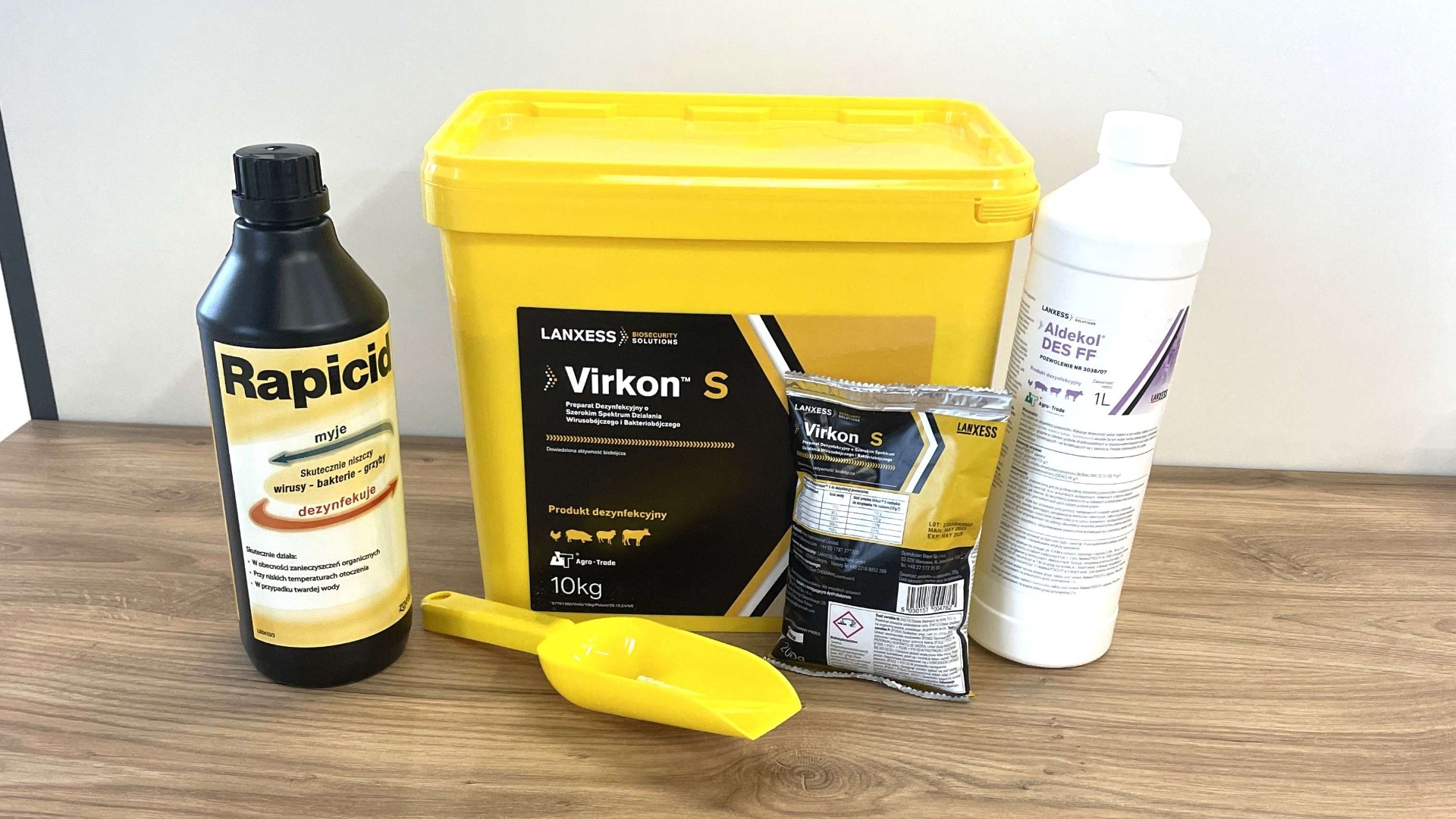 Disinfectants for poultry biosecurity
